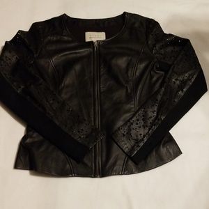 Hinge Black Leather Jacket